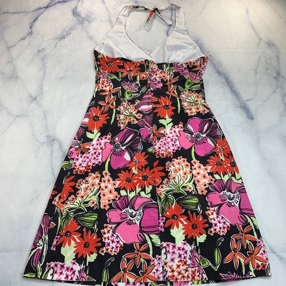 Lilly Pulitzer White Label Floral Halter Dress - Picture 4 of 8